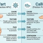 wart vs callus