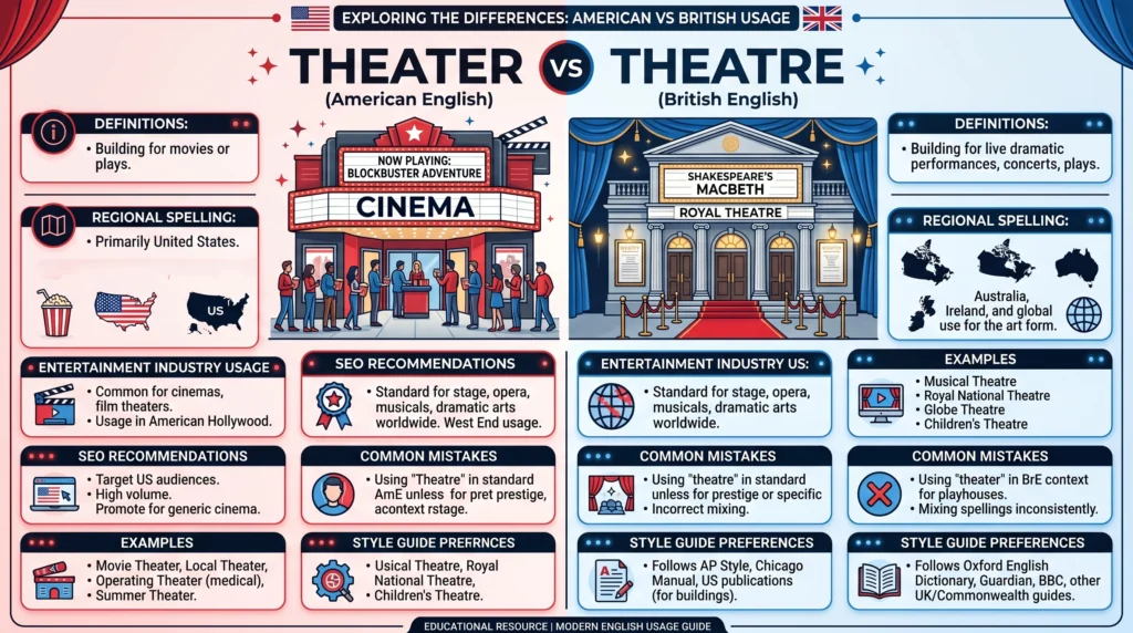 theater or theatre