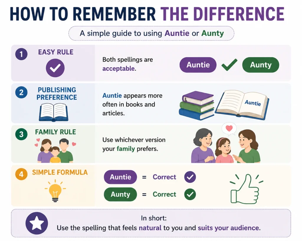 How to Remember the Difference