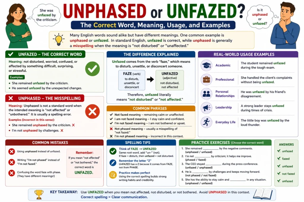 Unphased and Unfazed