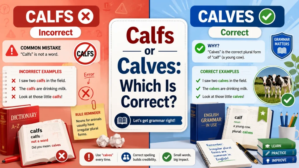 calfs or calves