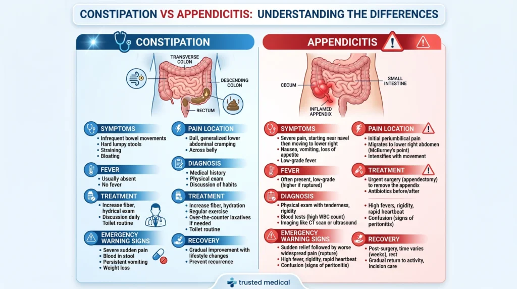 constipation or appendicitis