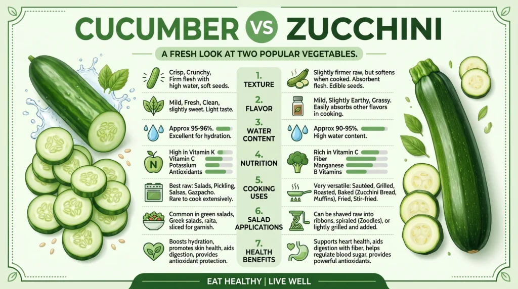 cucumber or zucchini