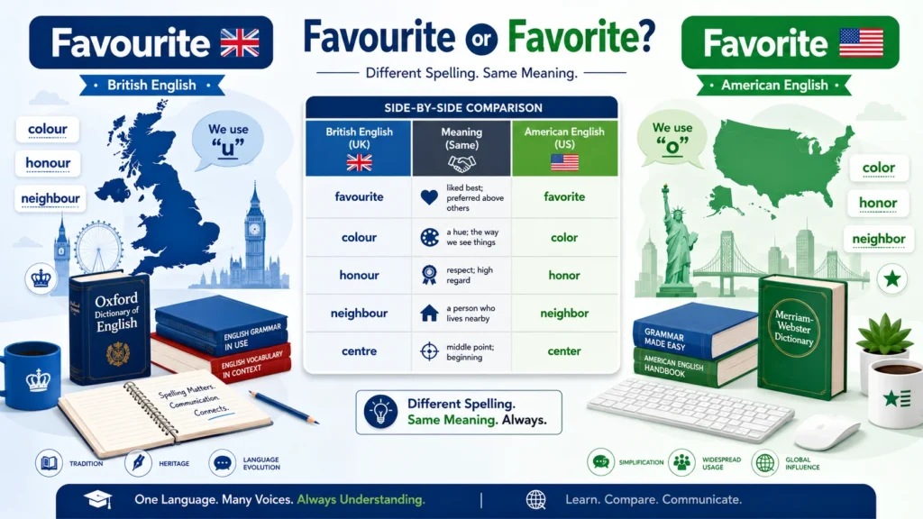 favourite or favorite