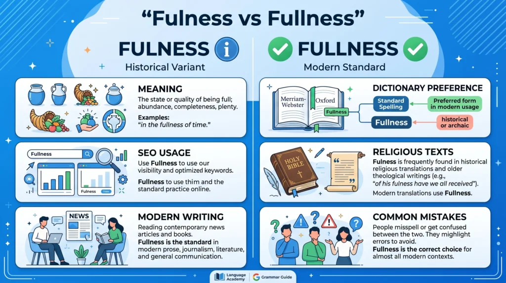 fulness or fullness