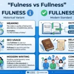 fulness or fullness