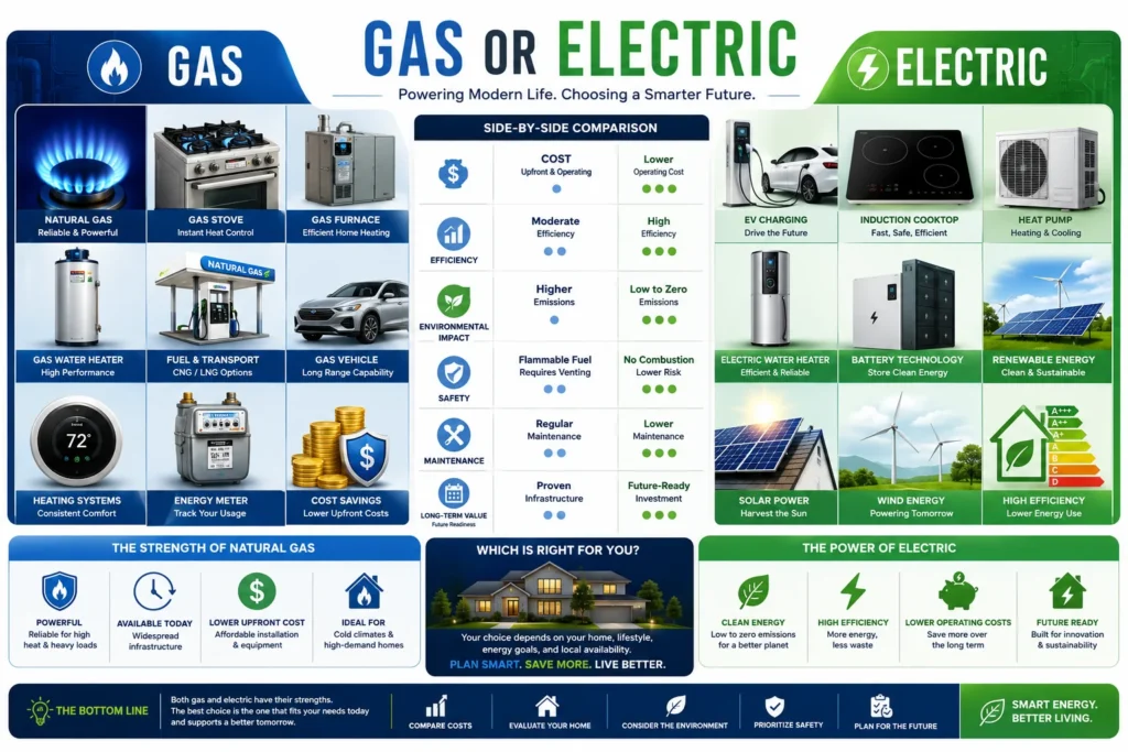 gas or electric