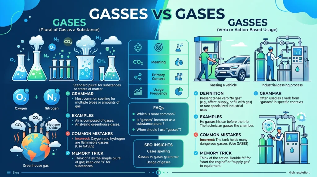 gasses or gases