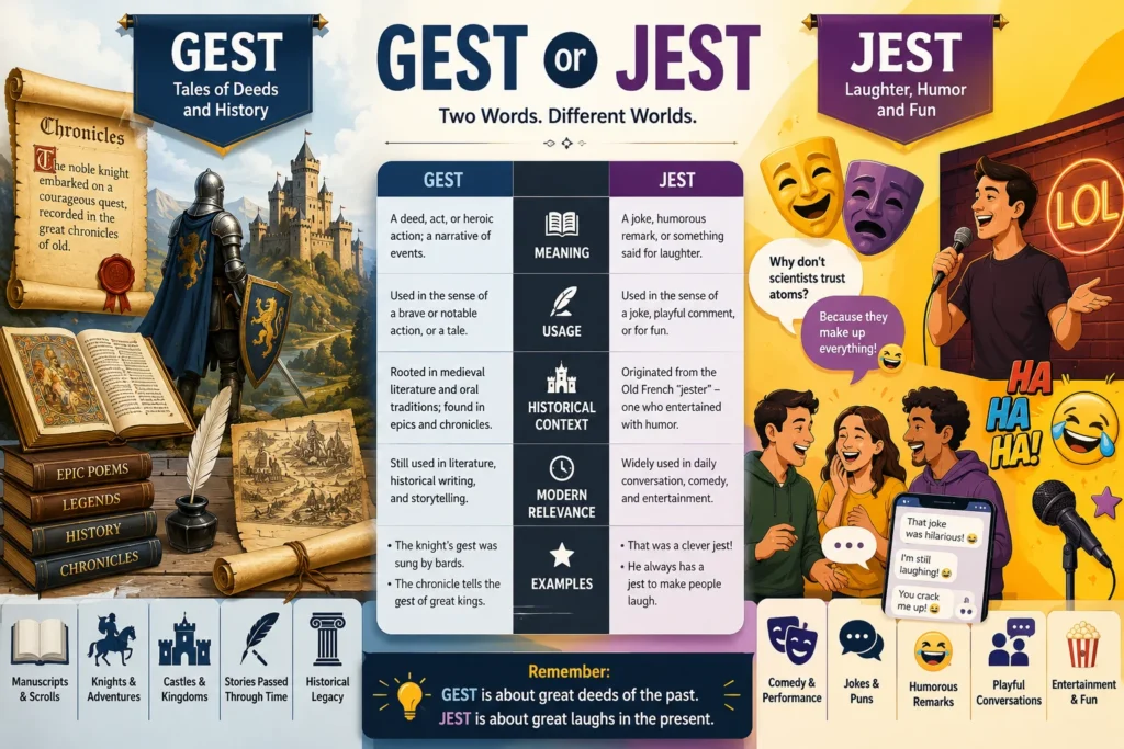 gest or jest