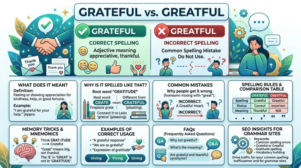 grateful or greatful