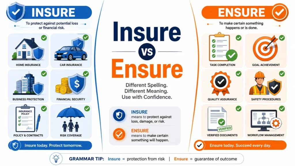 insure or ensure