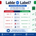 lable or label