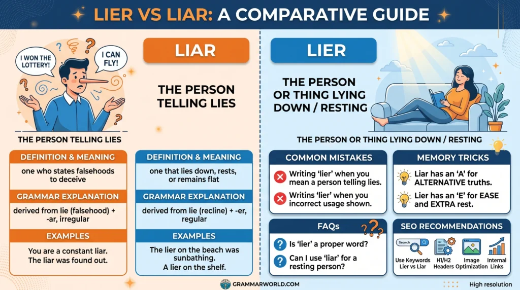 lier or liar
