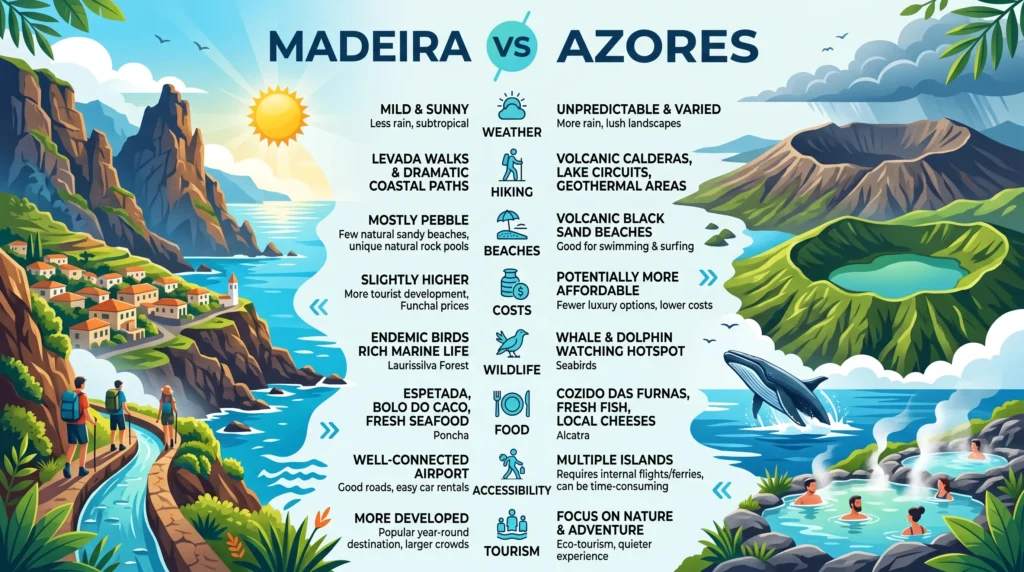 madeira or azores