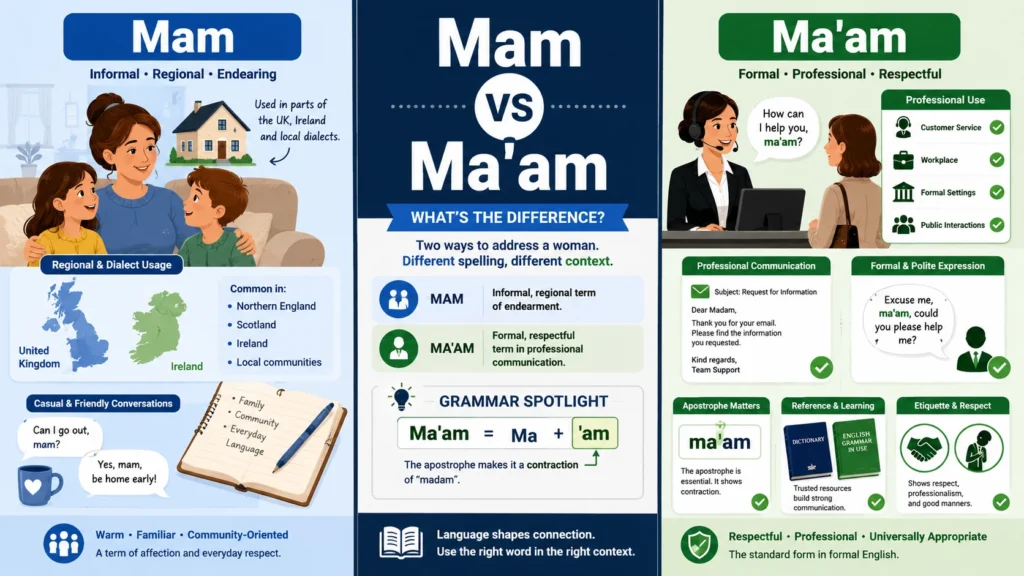 mam or ma'am
