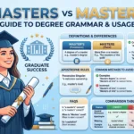 masters or master's