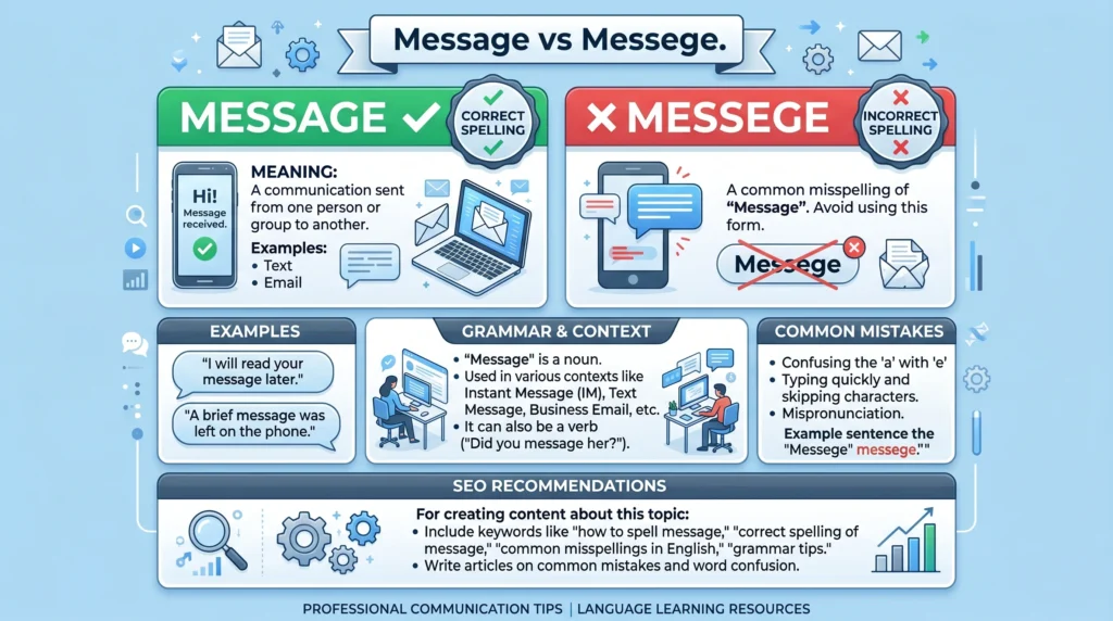 message or messege