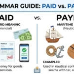 paid or payed