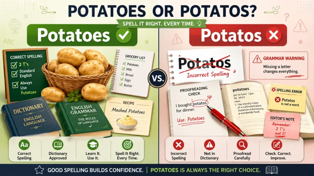 potatoes or potatos