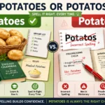 potatoes or potatos