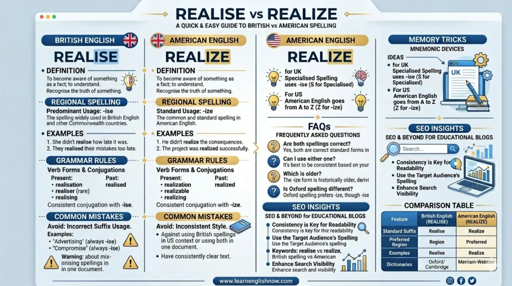 realise or realize