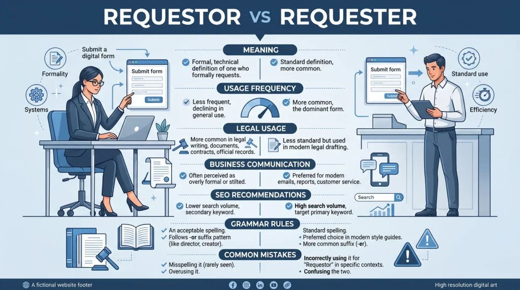 requestor or requester