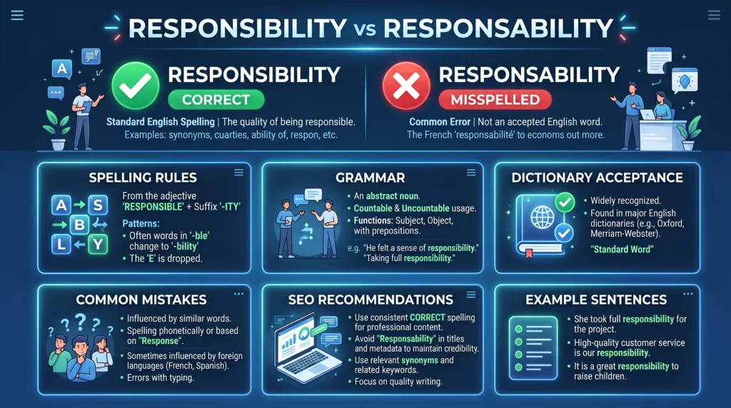 responsibility or responsability