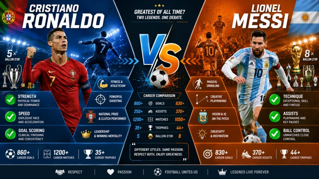 ronaldo or messi