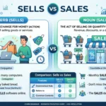 sells or sales