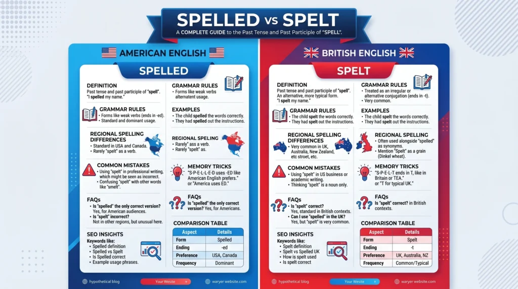spelled or spelt