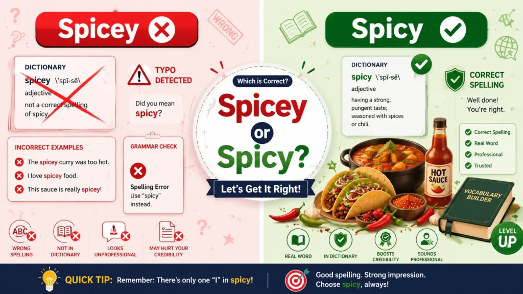 spicey or spicy