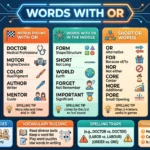 words with or