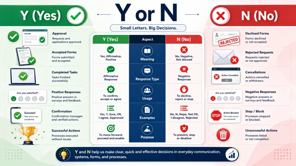 y or n
