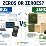 zeros or zeroes