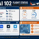 AI 102 Flight Status