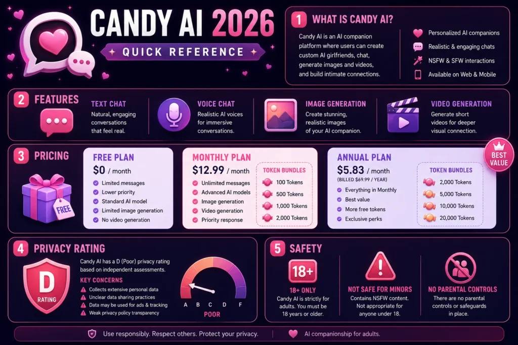 Candy AI 2026 Review | Features, Pricing, Privacy and Safety Concerns