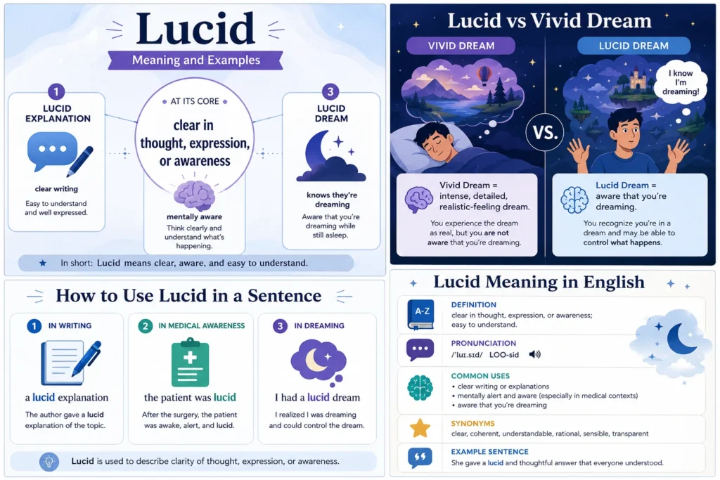 lucid meaning