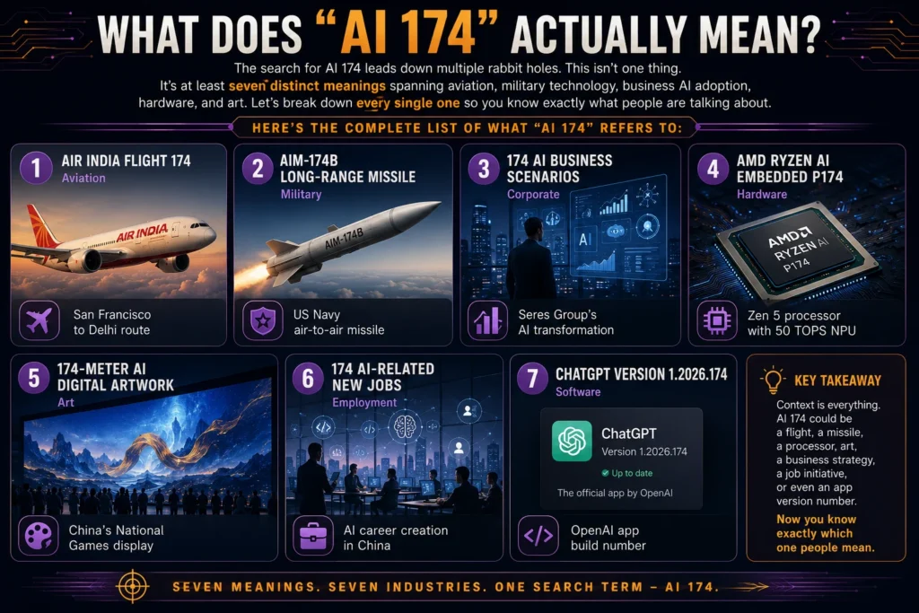 What Does "AI 174" Actually Mean