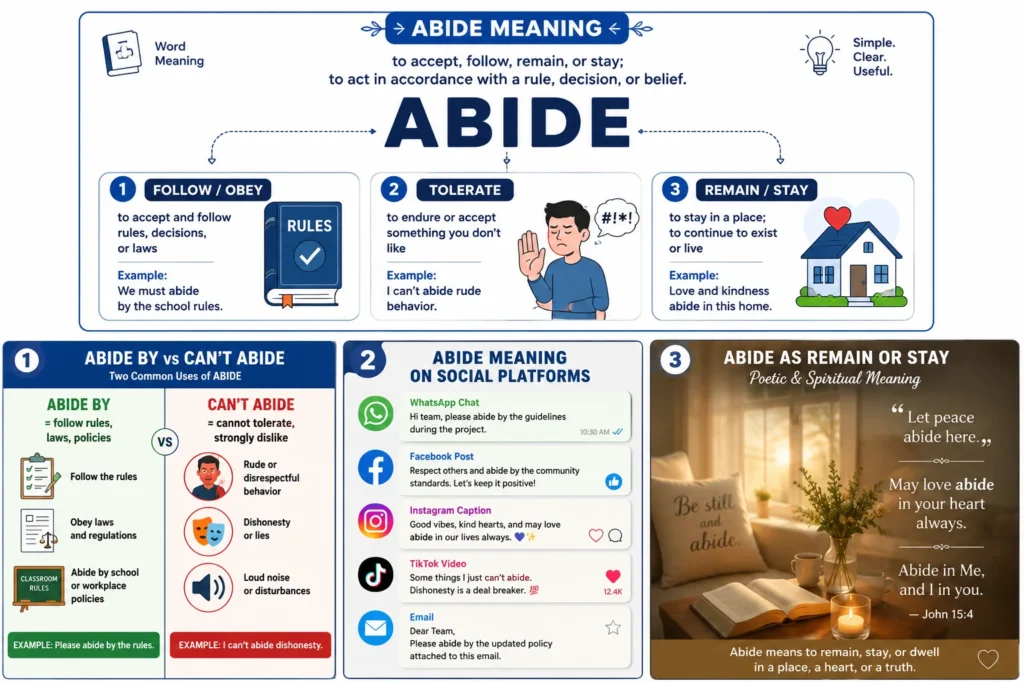 abide meaning