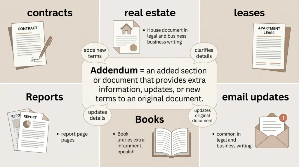 addendum meaning