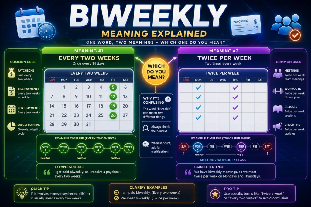 biweekly meaning