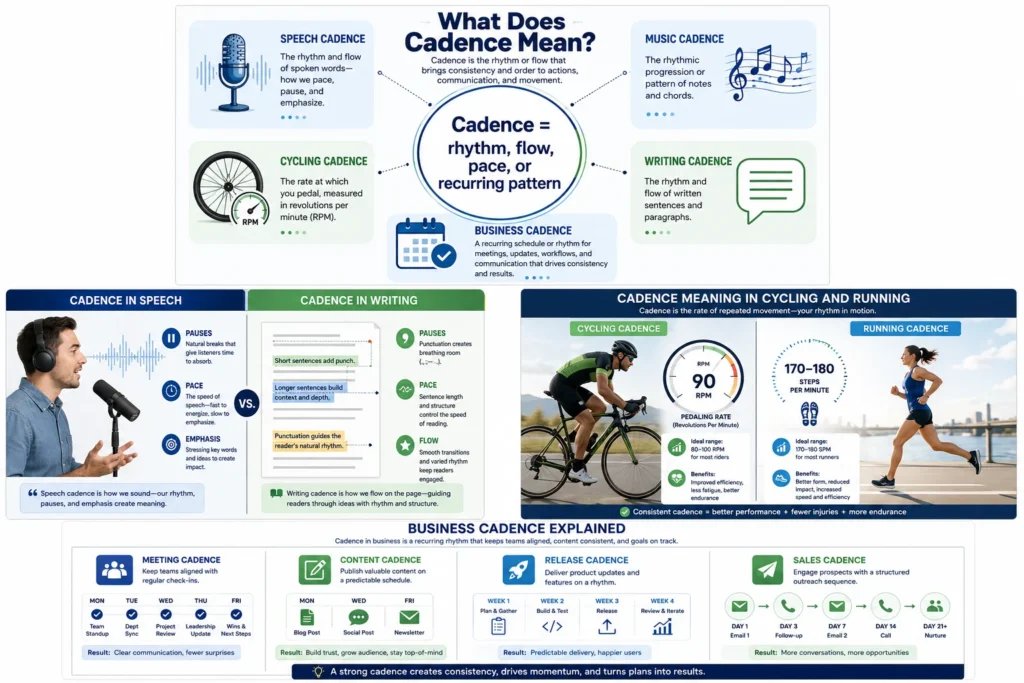 cadence meaning