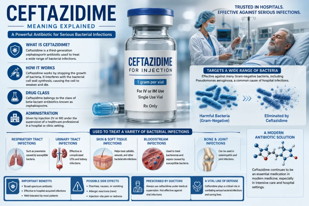 ceftazidime meaning
