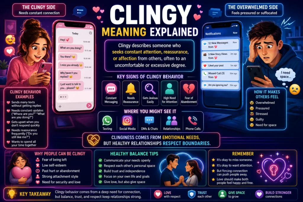 clingy meaning