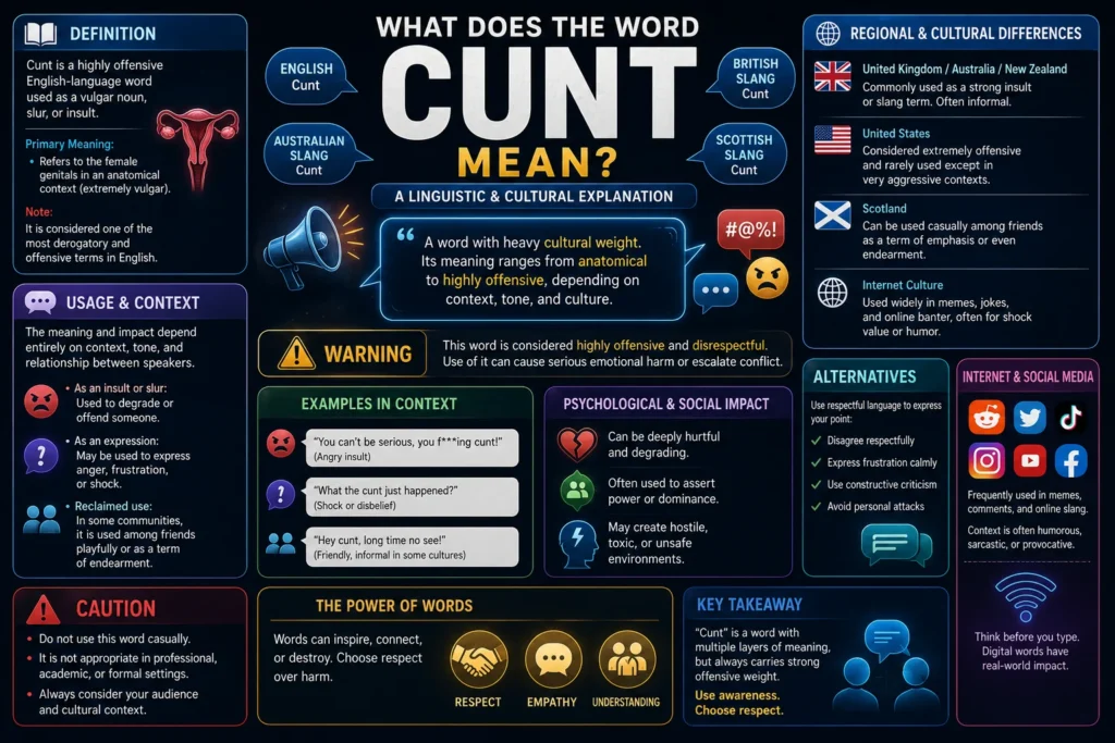 cunt meaning