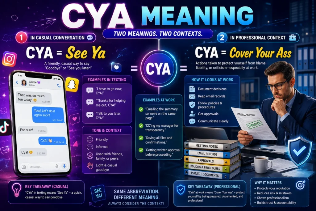 cya meaning