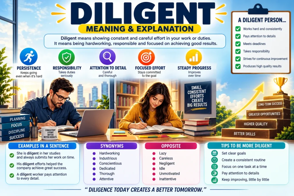 diligent meaning