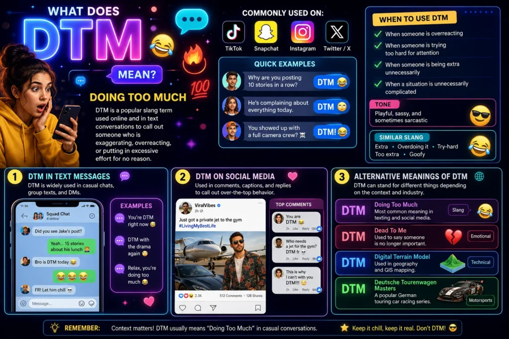dtm meaning