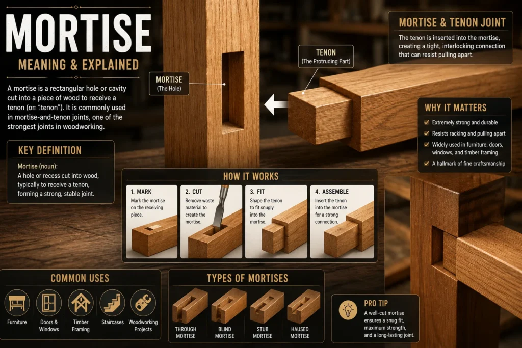 mortise meaning