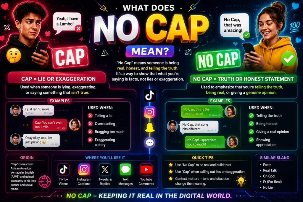 no cap meaning